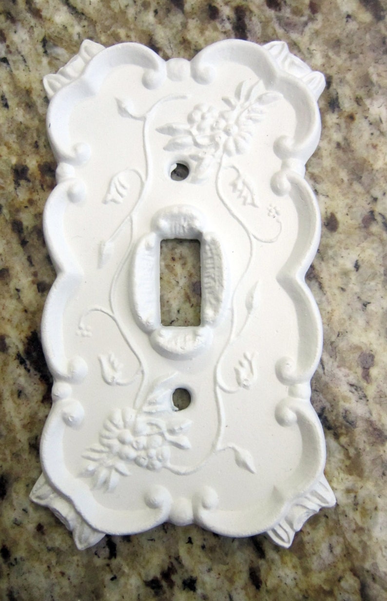 Metal Switch Plates Rocker Plates Shabby Chic Switchplates Etsy