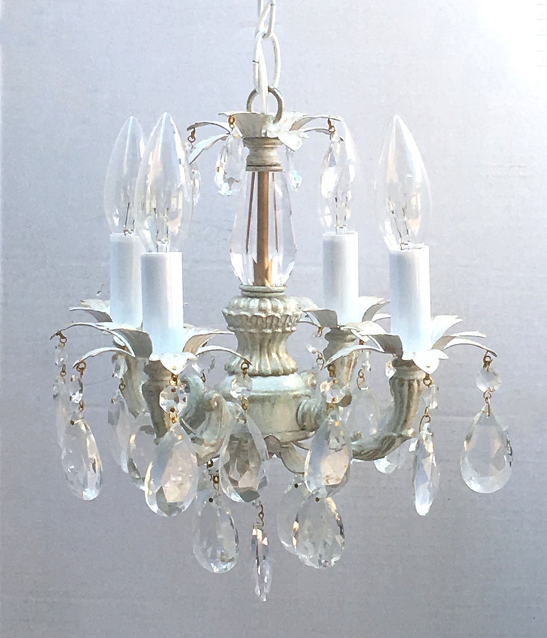 Shabby Chic Crystal Chandeliers