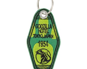 Godzilla Hotel (keychain patch)