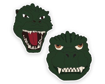 Faces of Zilla (Magnet / Sticker set)
