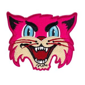 Rosa katt (chenillelapp)