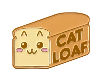 Cat Loaf (enamel pin)