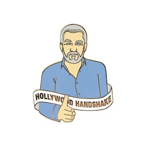 Hollywood Handshake (enamel pin)