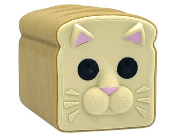 Cat Loaf (carded 3D printed figure)