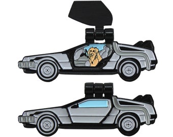 Delorean (enamel pin)