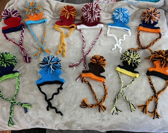 Crochet Pet Hat - Sports Edition