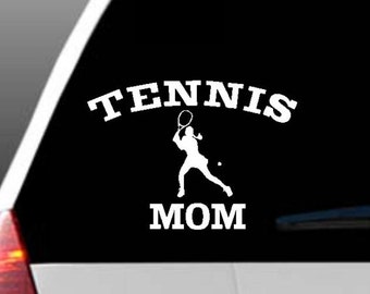 Tennis Mom, Dad or Grandparent Car Window Decal