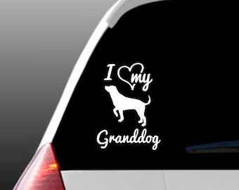 I Love My Granddog Etsy