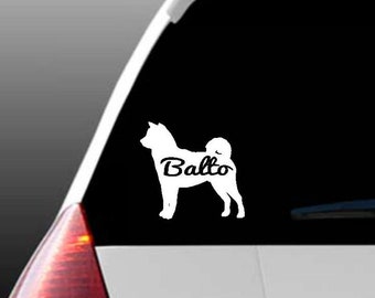 Personalized Husky Car Window Decal