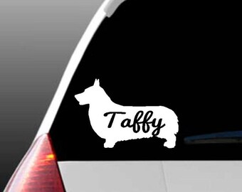 Personalized Corgi Car Window Decal