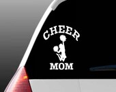 Cheer Mom Dad or Grandparent Car Window Decal - Etsy
