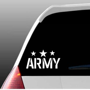 Army Car Window Decal