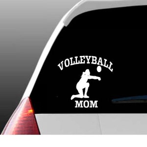 Volleyball Mom, Dad or Grandparent Car Window Decal