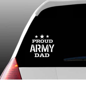 Proud Army Relative Car Window Decal
