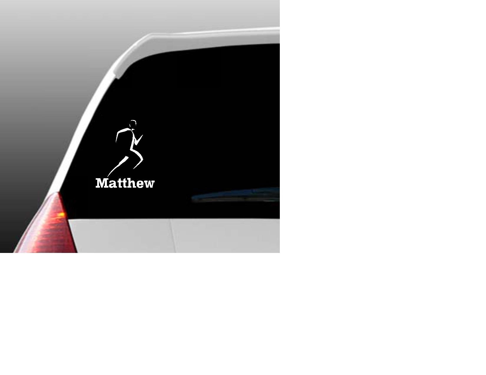 Personalized Runner/track/cross-country Car Window Decal - Etsy