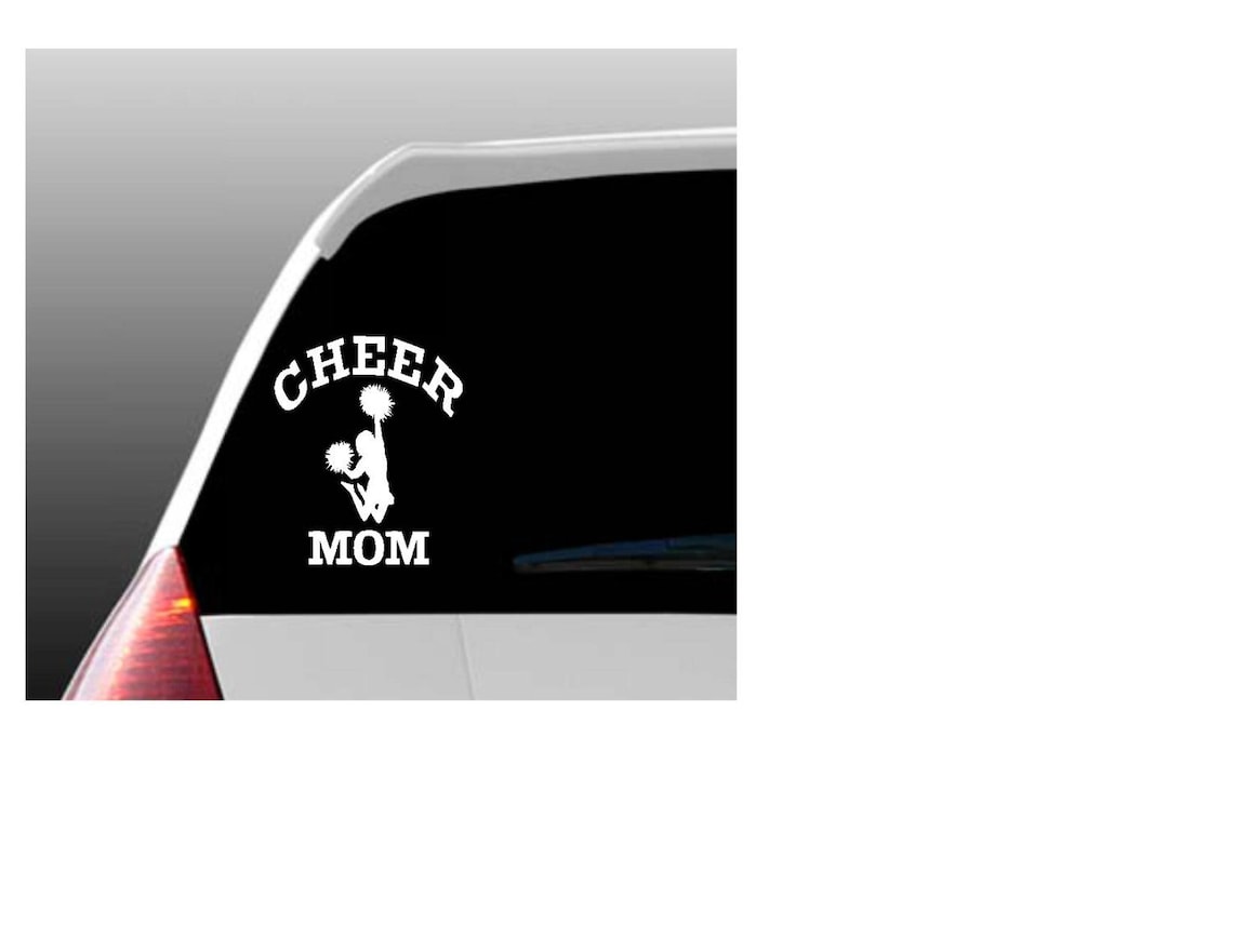 Cheer Mom, Dad or Grandparent Car Window Decal - Etsy