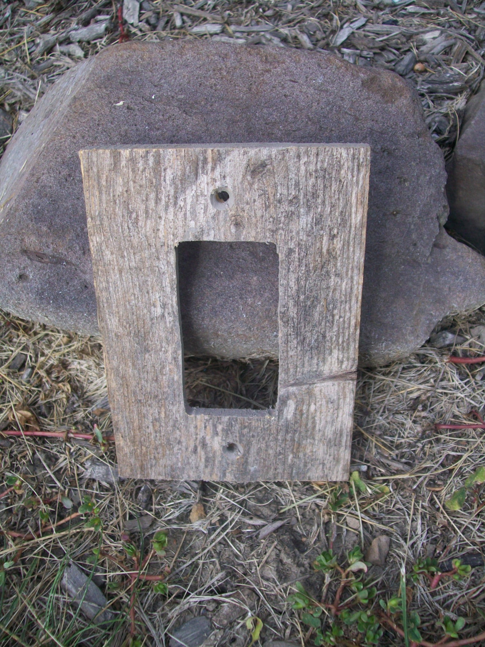 Weathered Wood GFCI Outlet Cover Outlet Cover Barn Wood Etsy