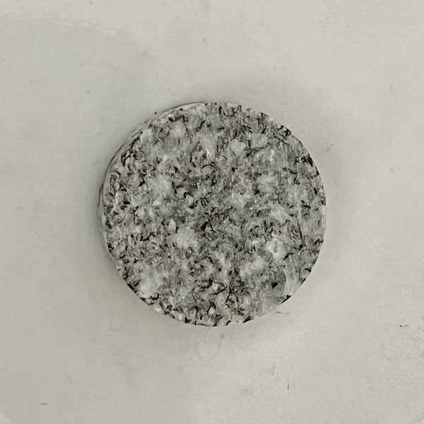 Vermont Gray Granite Disk Lapidary Cabochon Material Jewelry Supply Stone Terrarium Garden Accent