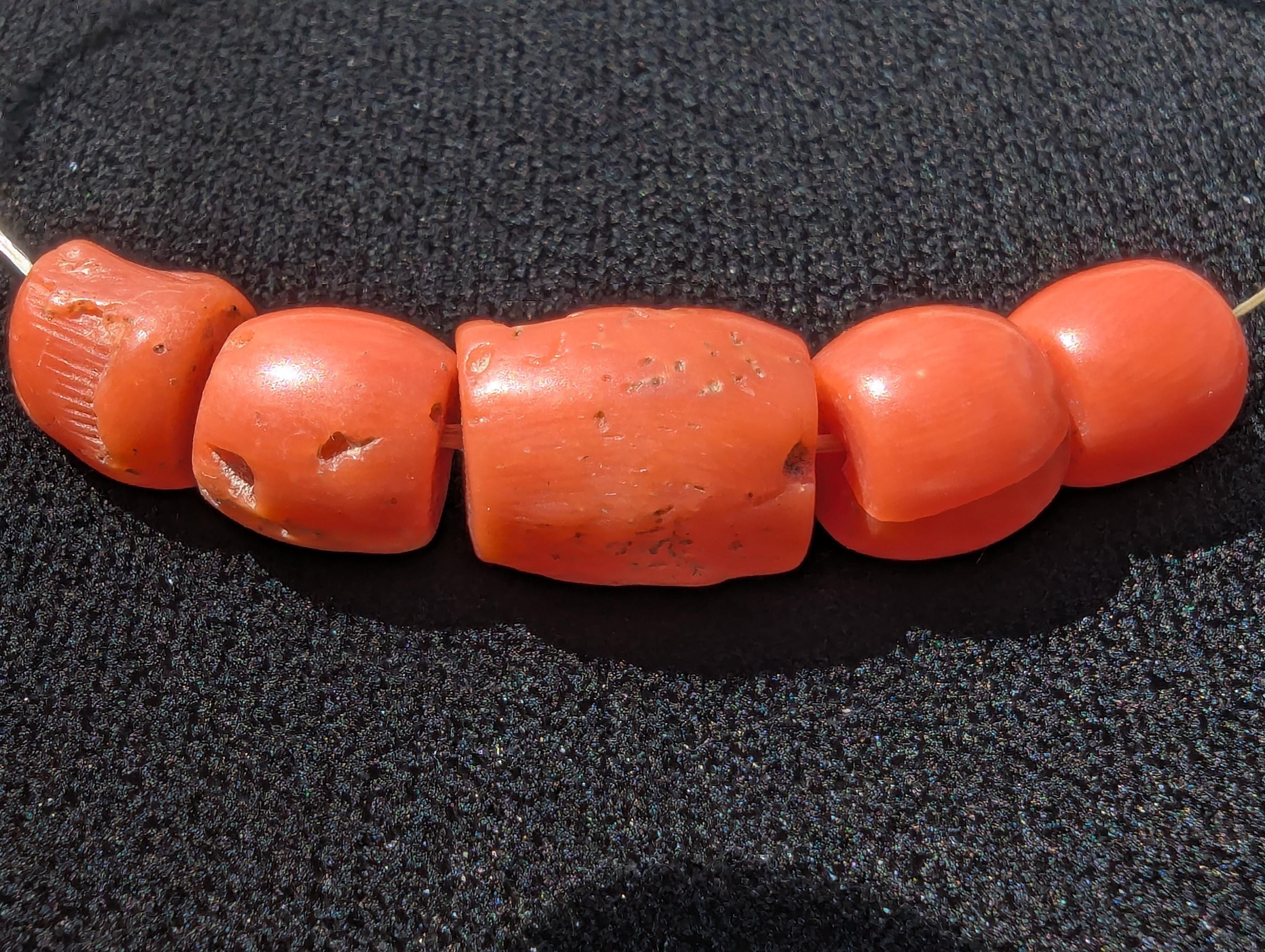 Tibetan Antique Coral Beads - Etsy