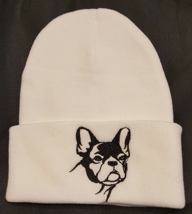 French Bulldog Frenchie Dog Knit Hat Ski Hat or Etsy