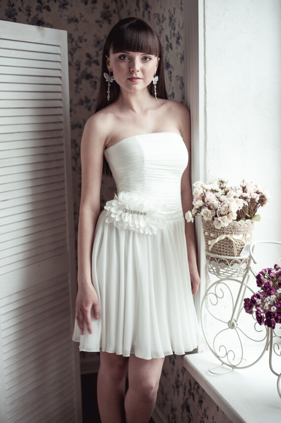 Rustic Strapless Dresses