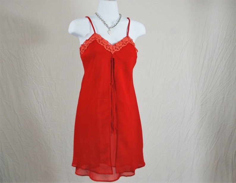 90s Red Rose Floral Slip Dress Vintage Womens Slip Dresses - Etsy