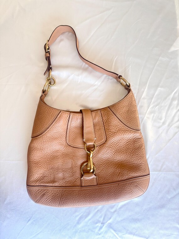 Buy Vintage Coach Soho Hobo Bag – Camel Pebbled Leather Shoulder