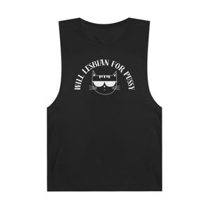Playful Lesbian Pride Tank Top, Summer Apparel, LGBTQ+ Clothing, Gift for Friends, Casual Wear, Festival Outfit