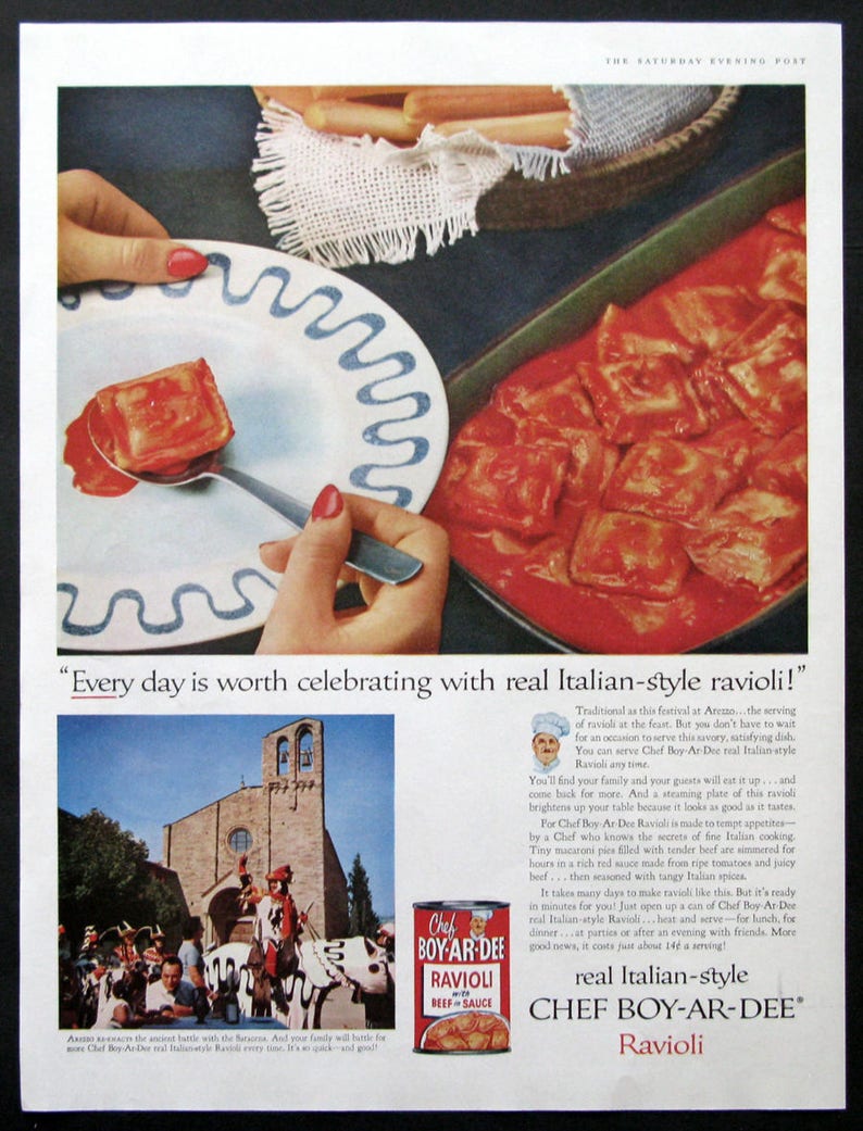 Chef boyardee ravioli nutrition