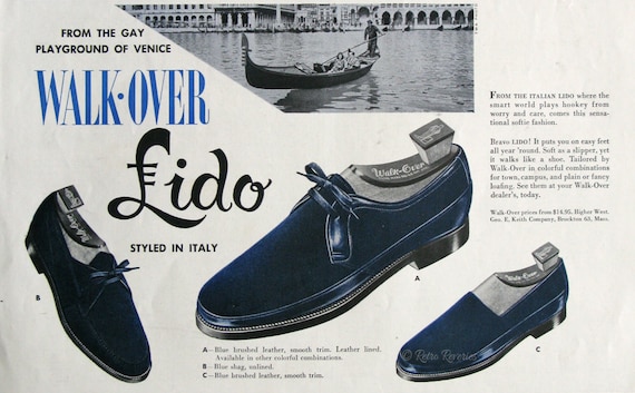 Shoes Ad Vintage Advertisement 