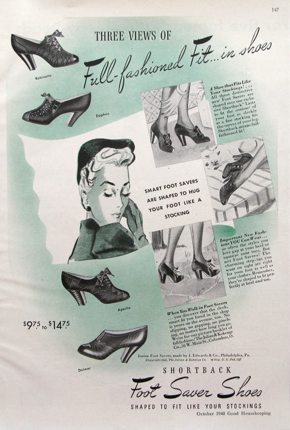 1940s 2024 womens shoes