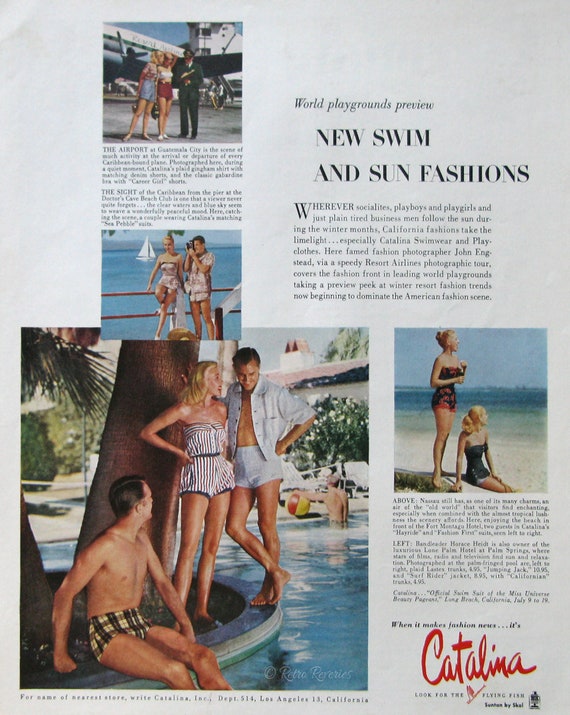 vintage catalina swimwear