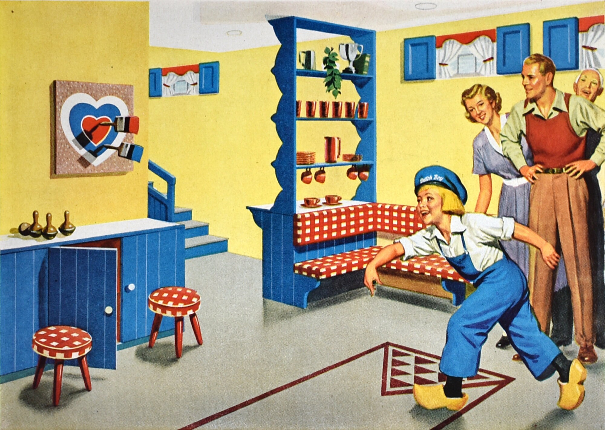 レア アンティーク DUTCH BOY PAINT バケツ ビンテージ 古道具