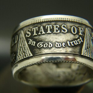 Morgan Silver Dollar Coin Ring New Double Banding - Etsy