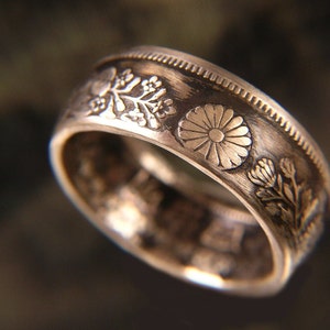 Japanese Sen Coin Ring - Etsy