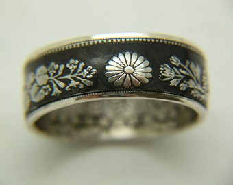 Anillo de moneda Sen japonesa
