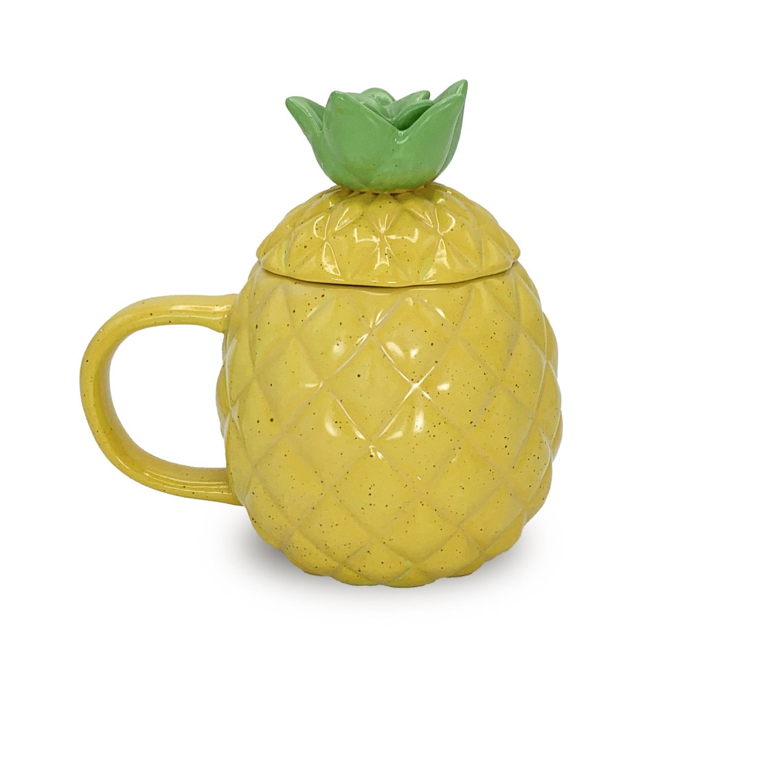 Stoneware Novelty Pineapple Mug Etsy