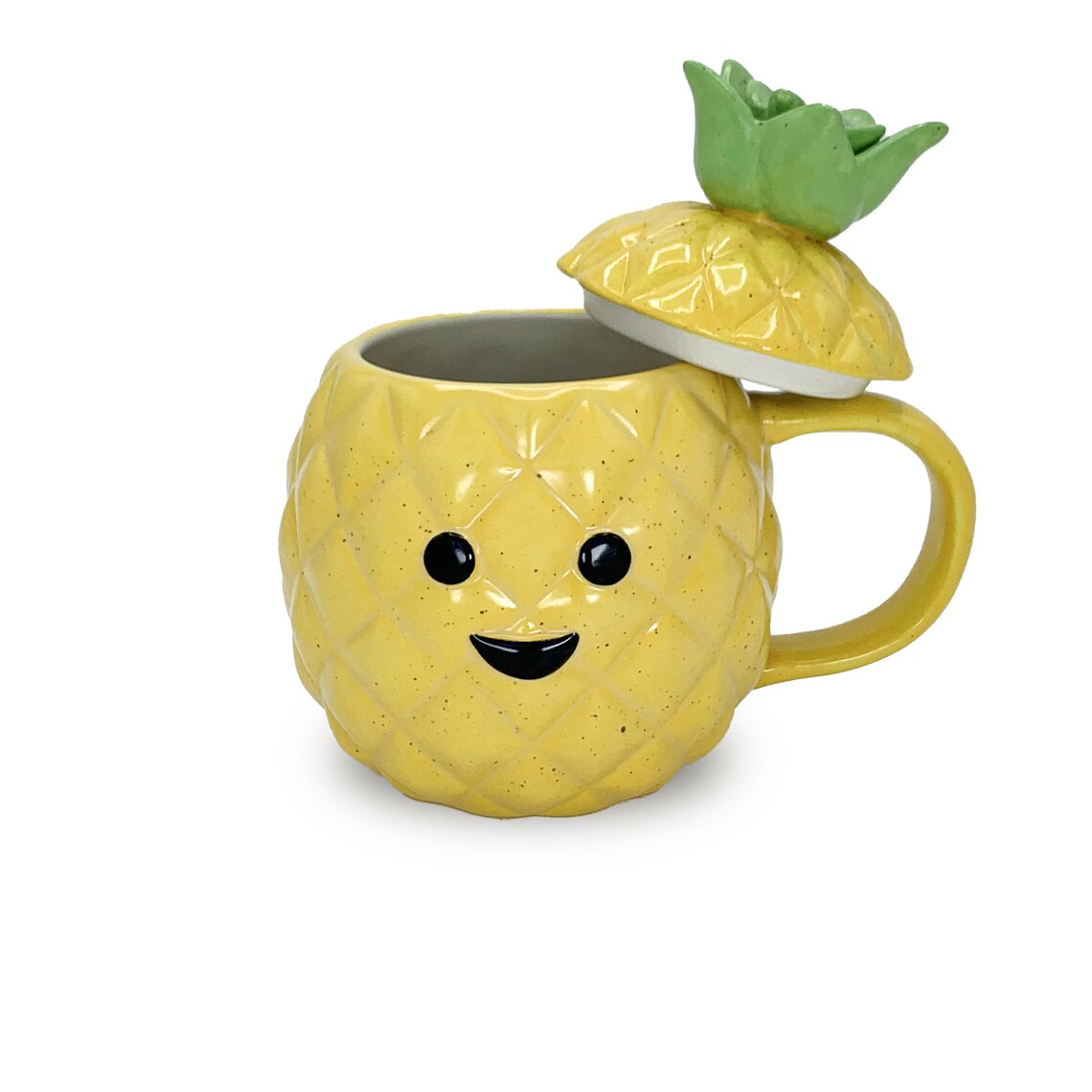 Stoneware Novelty Pineapple Mug Etsy