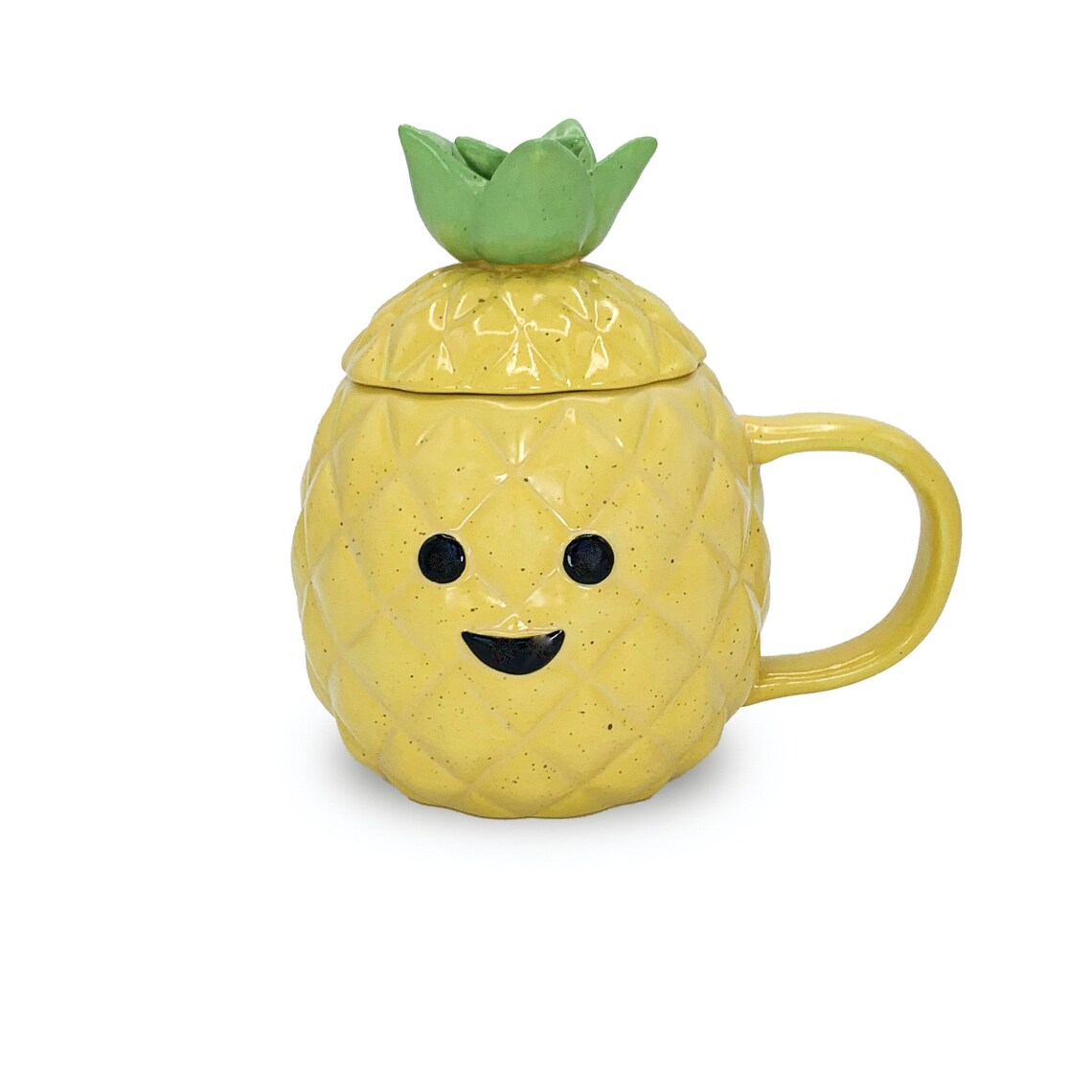Stoneware Novelty Pineapple Mug Etsy