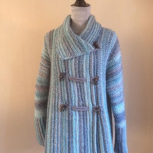 Tunisian Crochet Pattern - "A Bit on the Side" Jacket