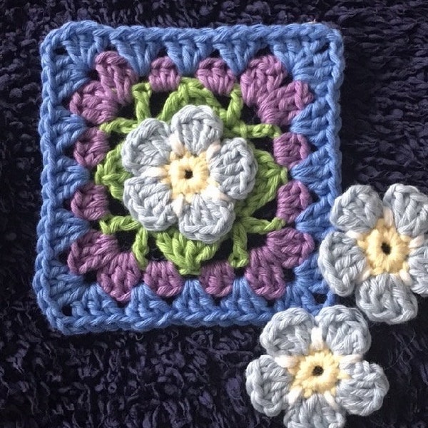 Forget-me-not Granny Square