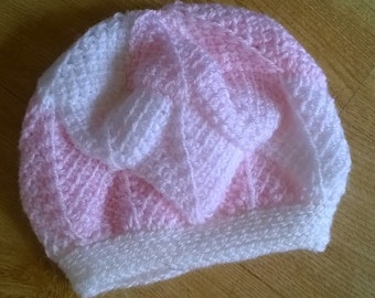 Tunisian Crochet Pattern - Tunisian Diamond Baby Hat