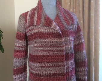 Tunisian Crochet Pattern - Woodland Jacket