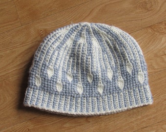 Raindrops Beanie pattern