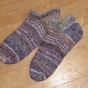 Anita Short Socks Tunisian crochet in the round pattern image 1