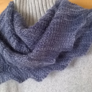 Tunisian Crochet Pattern - Scarf/Shawlette