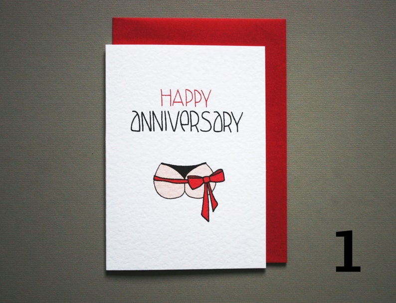 anniversary gift boyfriend card for husband funny one year