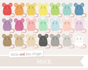 Mouse Clipart, Mice Clip Art Pet Animal Nursery Baby Farm Rat Hamster Rodent Icon Cute Digital Graphic Design Small Commercial Use