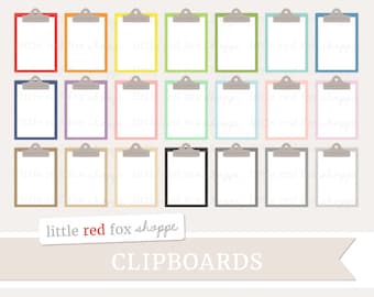 Clipboard Clipart, Clip Board Clip Art Office Supplies Notebook Paper Teacher Classroom Cute Digital Graphic Design Small Commercial Use