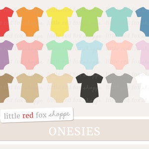Onesie Clipart, Baby Shower Clip Art Nieuwe Babykleding Kleding Uitnodigingskaarten Briefpapier Schattig Digitaal Grafisch Ontwerp Klein Commercieel Gebruik